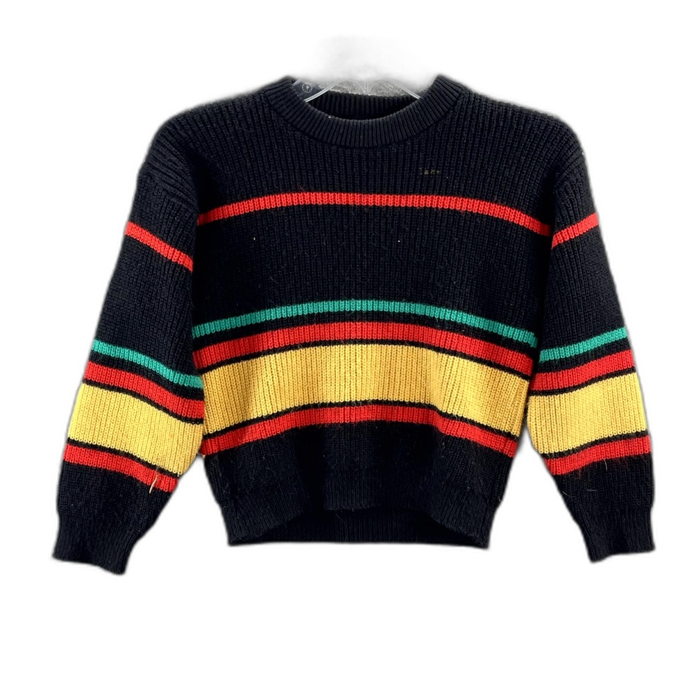 Vintage Mustang Sweater Mens Small Crewneck Pullover Winter Minimalist Classic